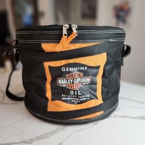 Harley Davidson Genuine Motor Oil Collapsible 16" Cooler.